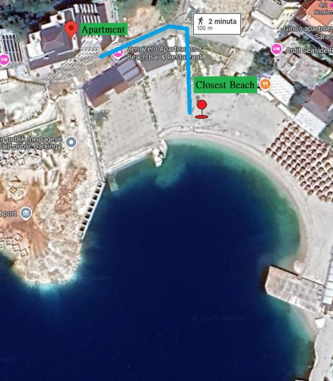 Agora Sea View Apartment Sarandë Exteriér fotografie